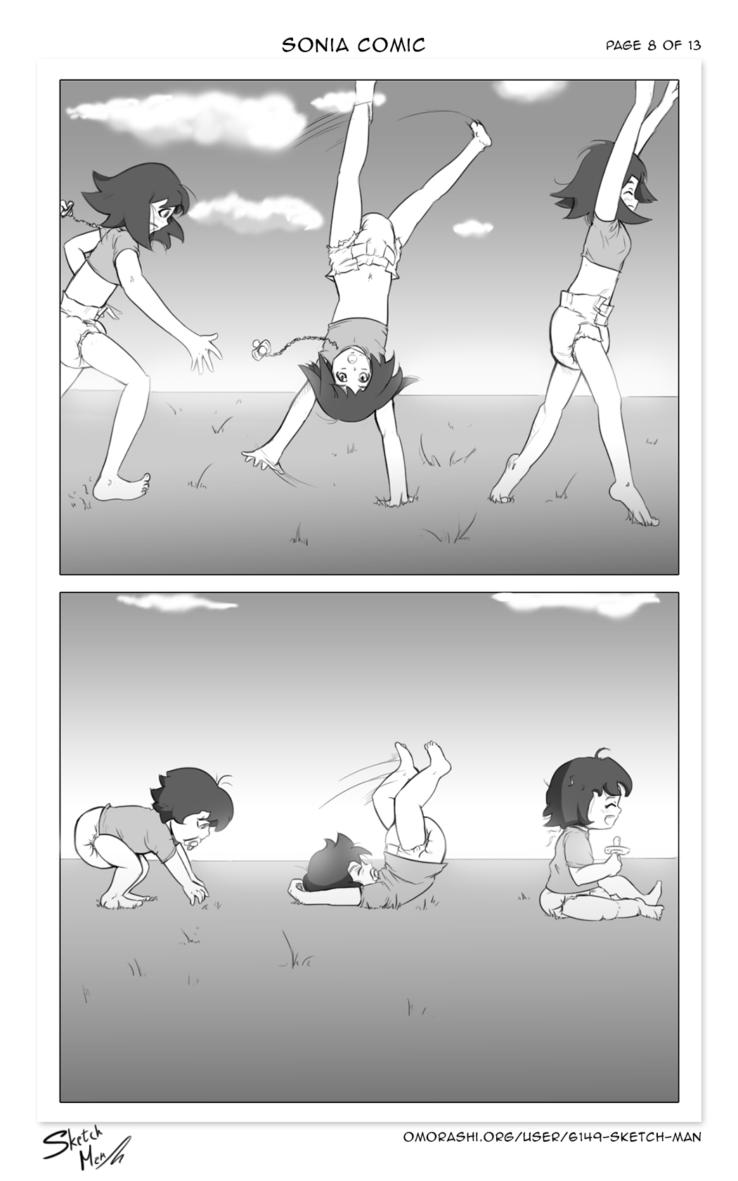 Sonia Comic page 8 full