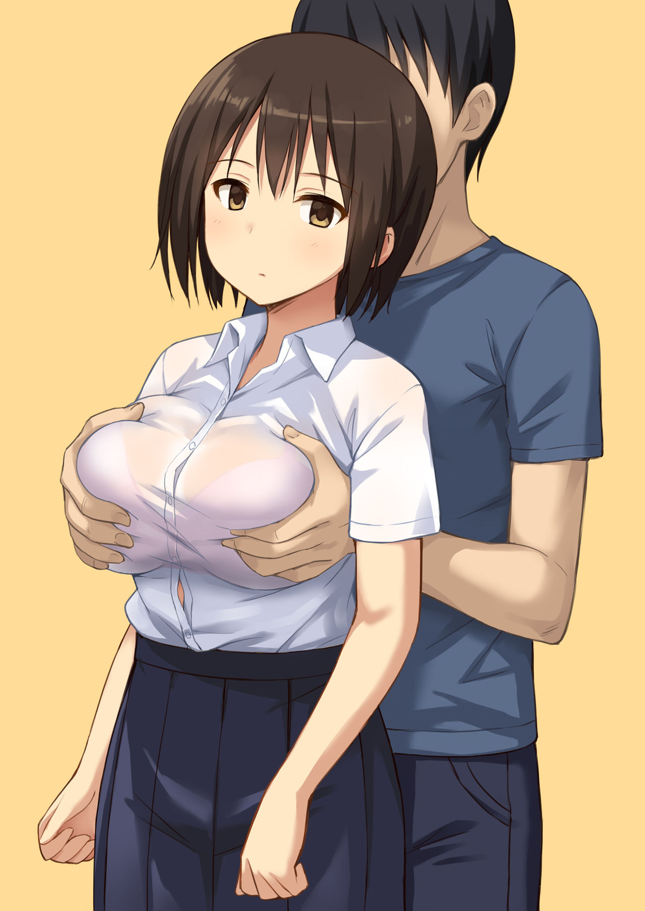 Fukujuu no Noroi de Classmate o Onaho-ka Suru Hanashi | The Story of Turning Your Classmate into an Onahole through a Curse of Obedience page 1 full