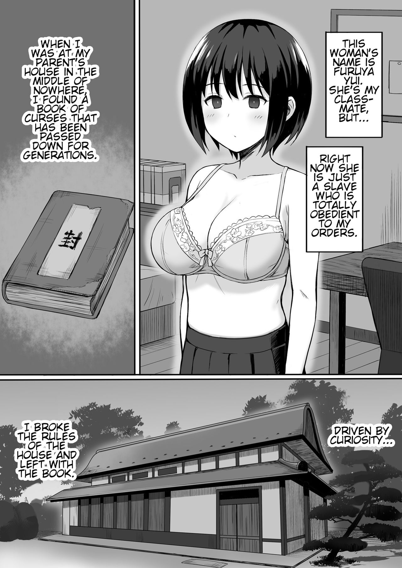 Fukujuu no Noroi de Classmate o Onaho-ka Suru Hanashi | The Story of Turning Your Classmate into an Onahole through a Curse of Obedience page 3 full
