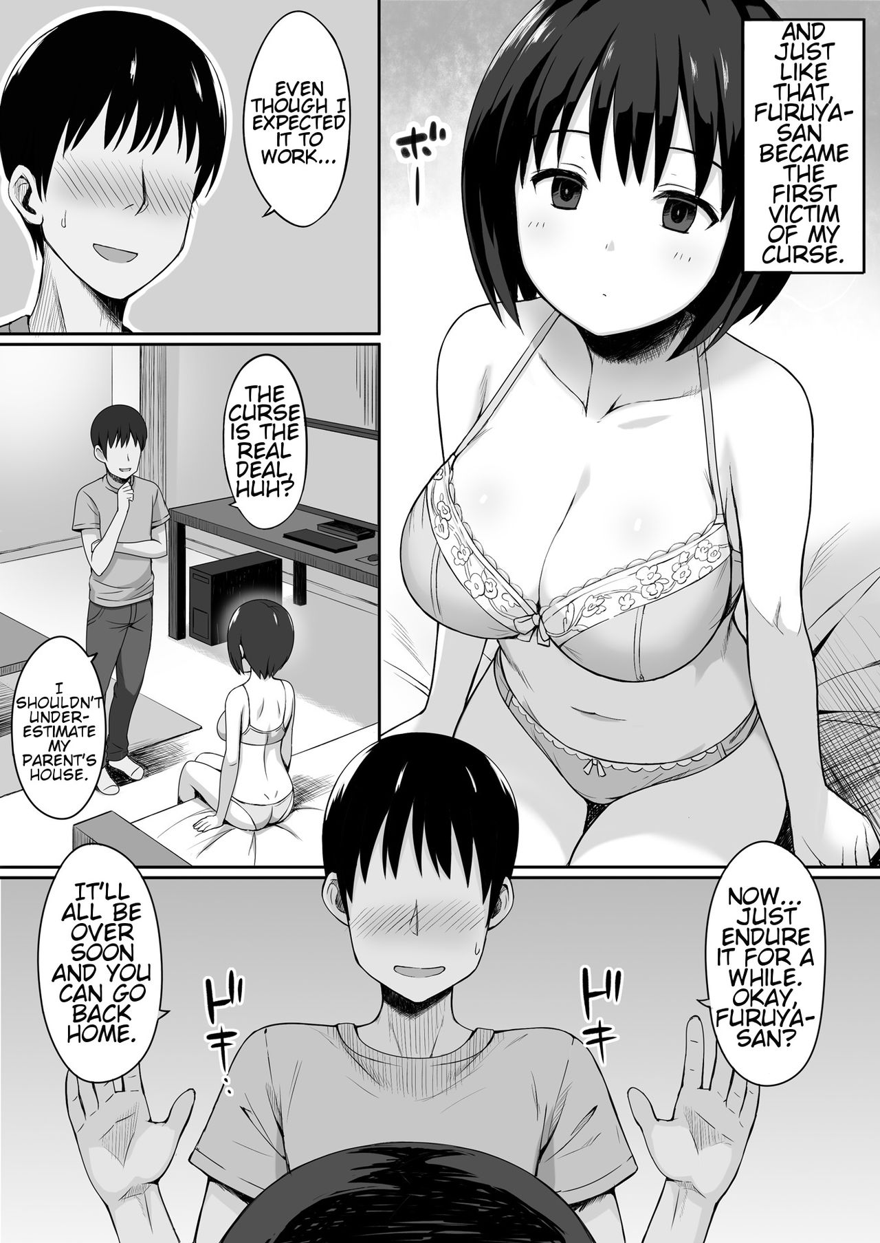Fukujuu no Noroi de Classmate o Onaho-ka Suru Hanashi | The Story of Turning Your Classmate into an Onahole through a Curse of Obedience page 6 full
