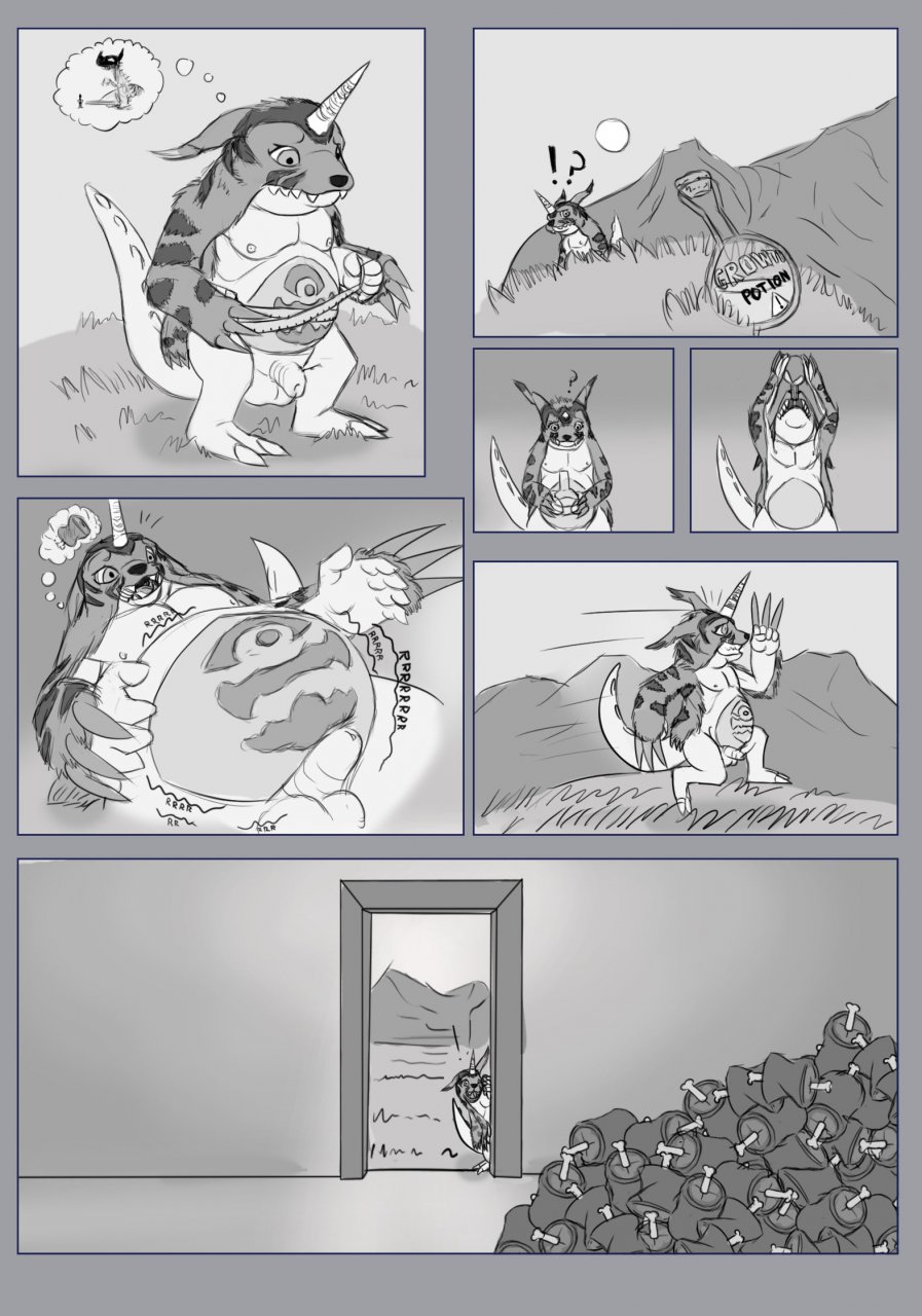 Gabumon's feast page 1 full