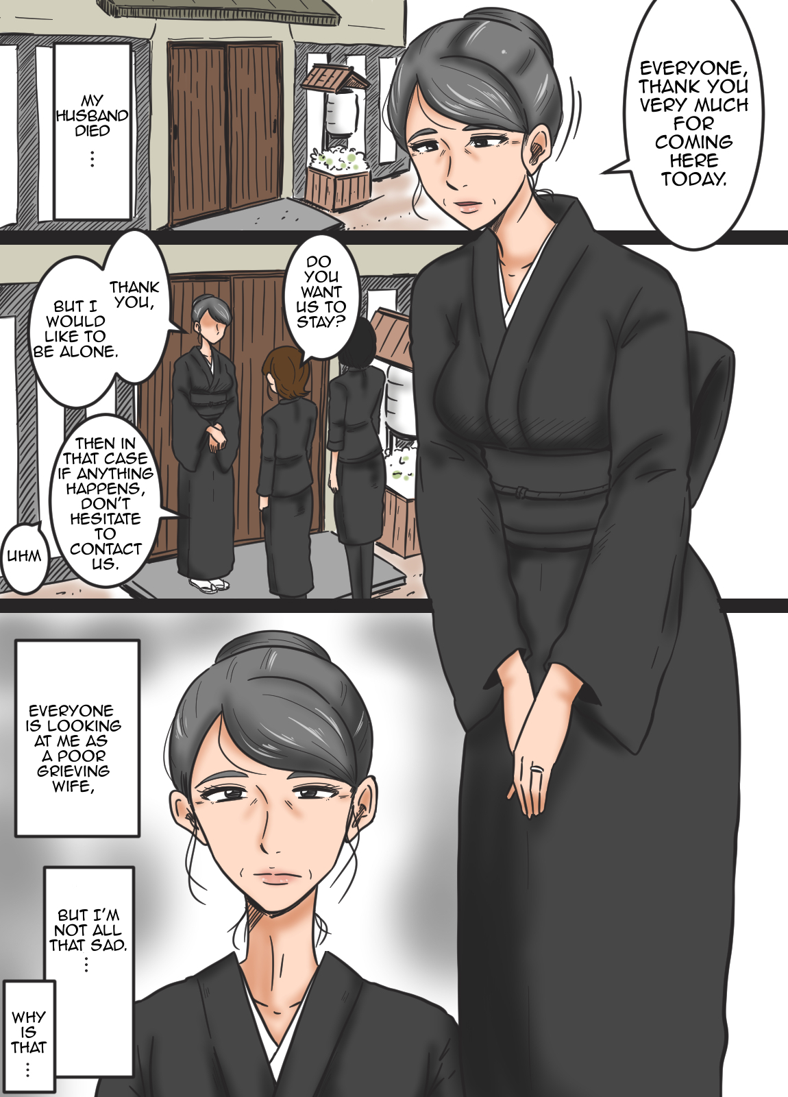 Miboujin to Mago | Widow and Grandson page 2 full