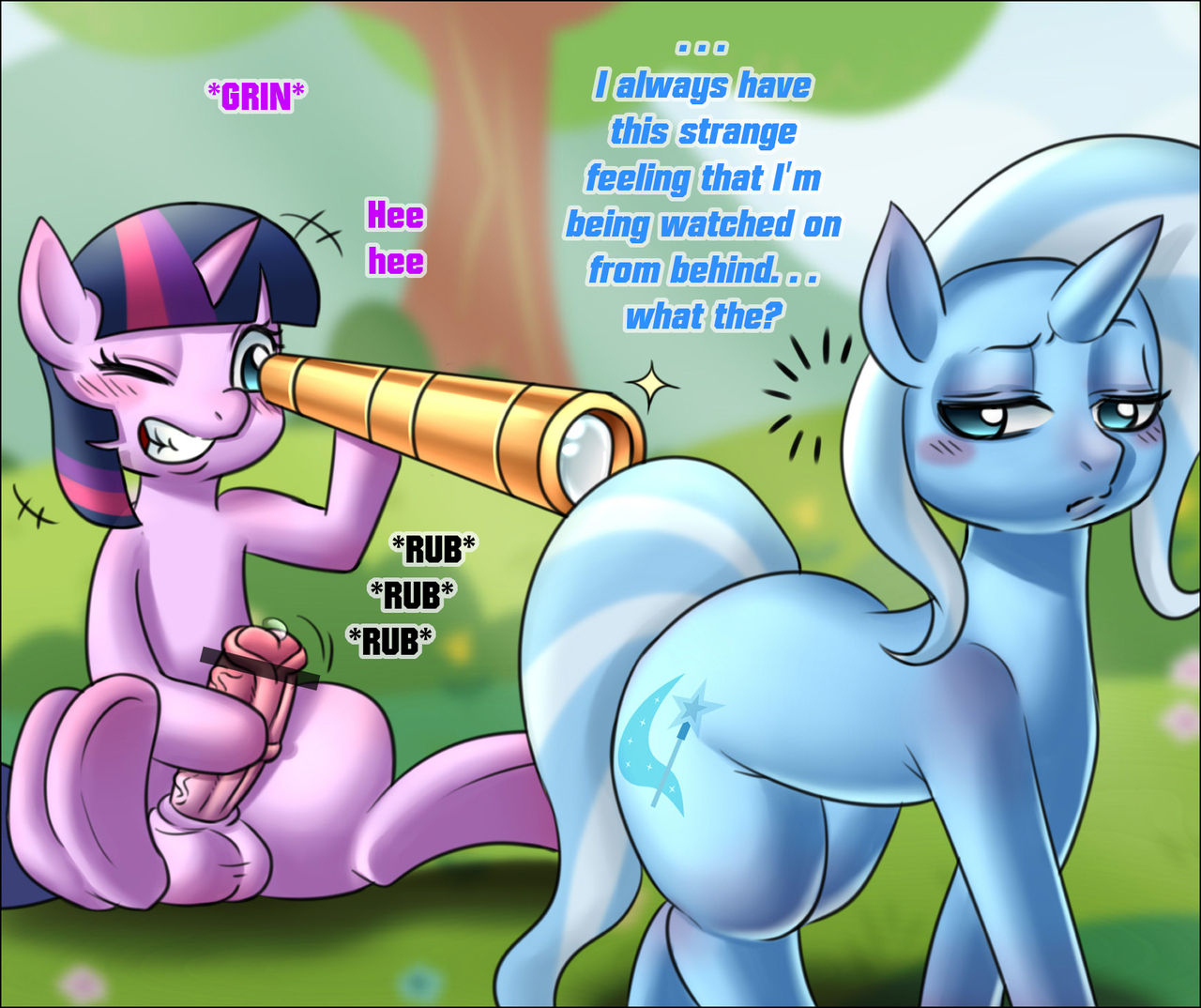 Twilight Sparkle X Trixie page 1 full