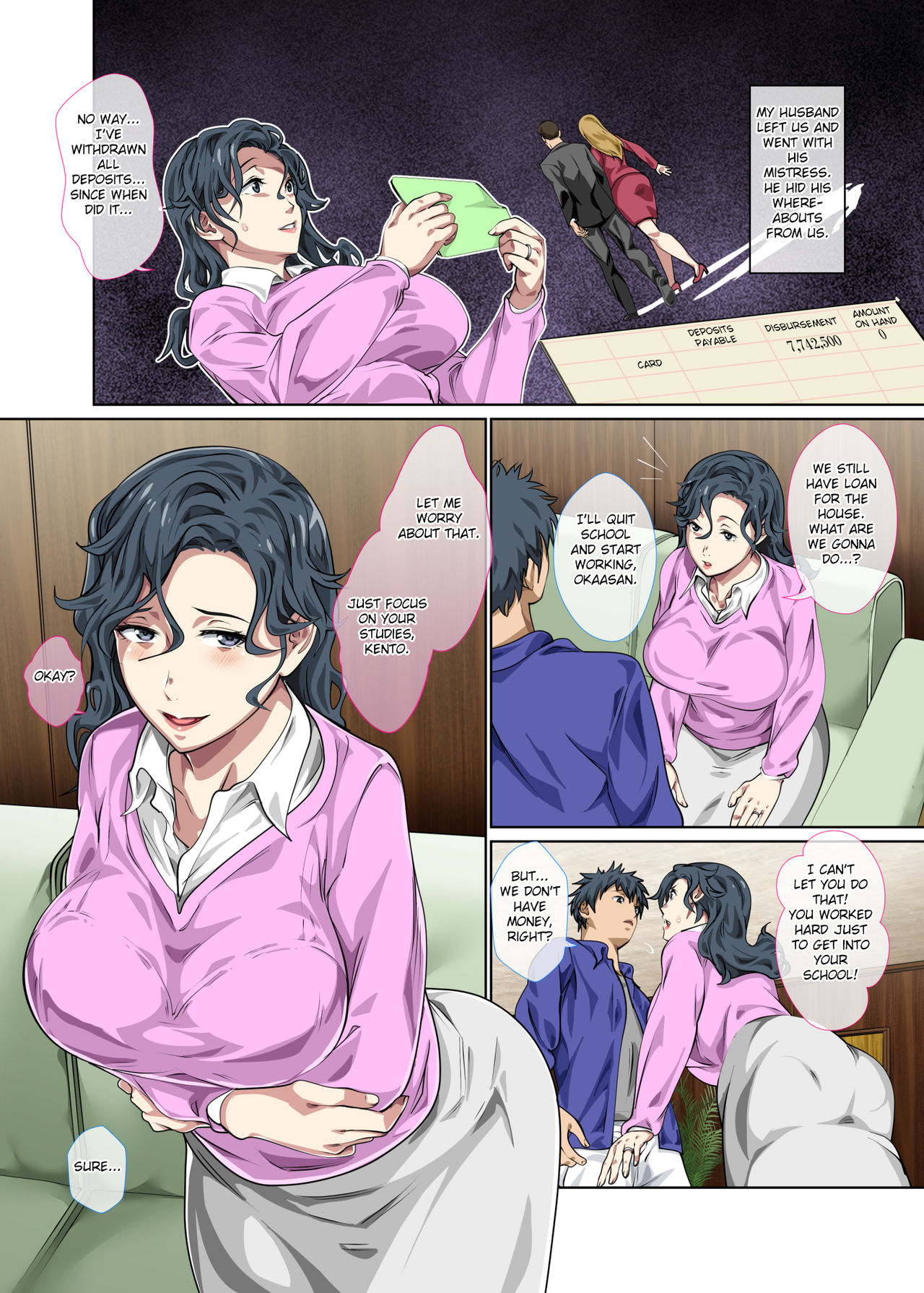 Jimi dakedo Eroi Karada Shita Okaa-san o Fuuzoku Ochi Sunzen de Sukutta Boshi Soukan page 3 full