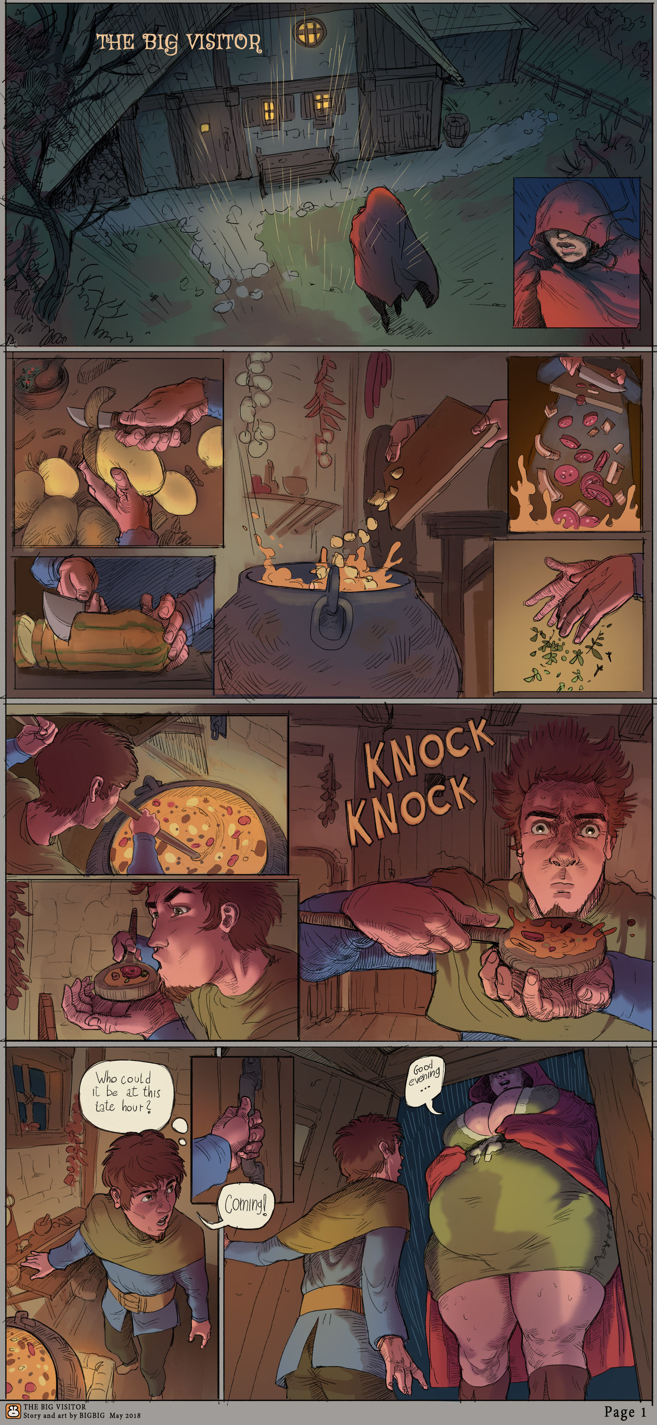 THE BIG VISITOR page 1 full