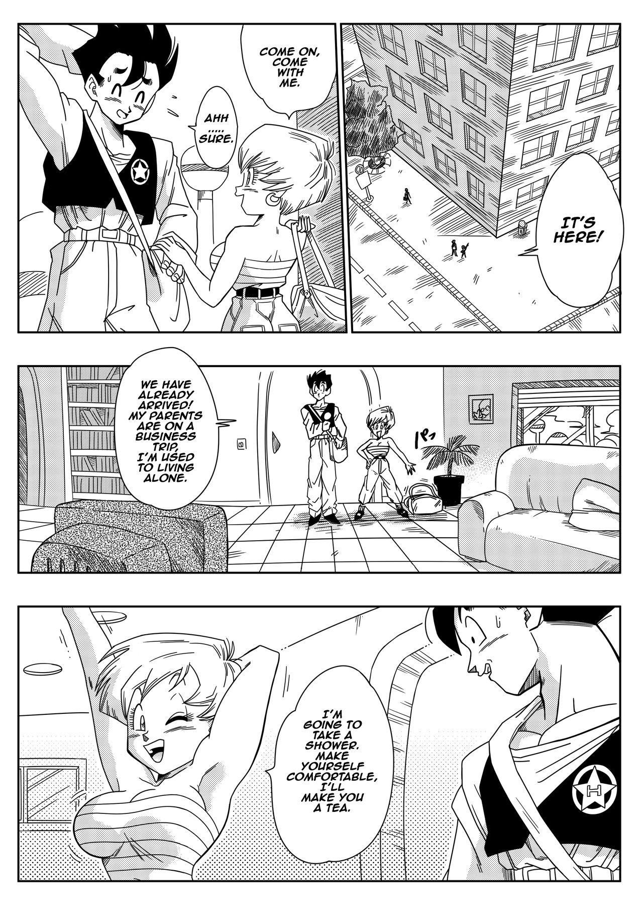 LOVE TRIANGLE Z - Gohan, Erasa to Deau page 5 full