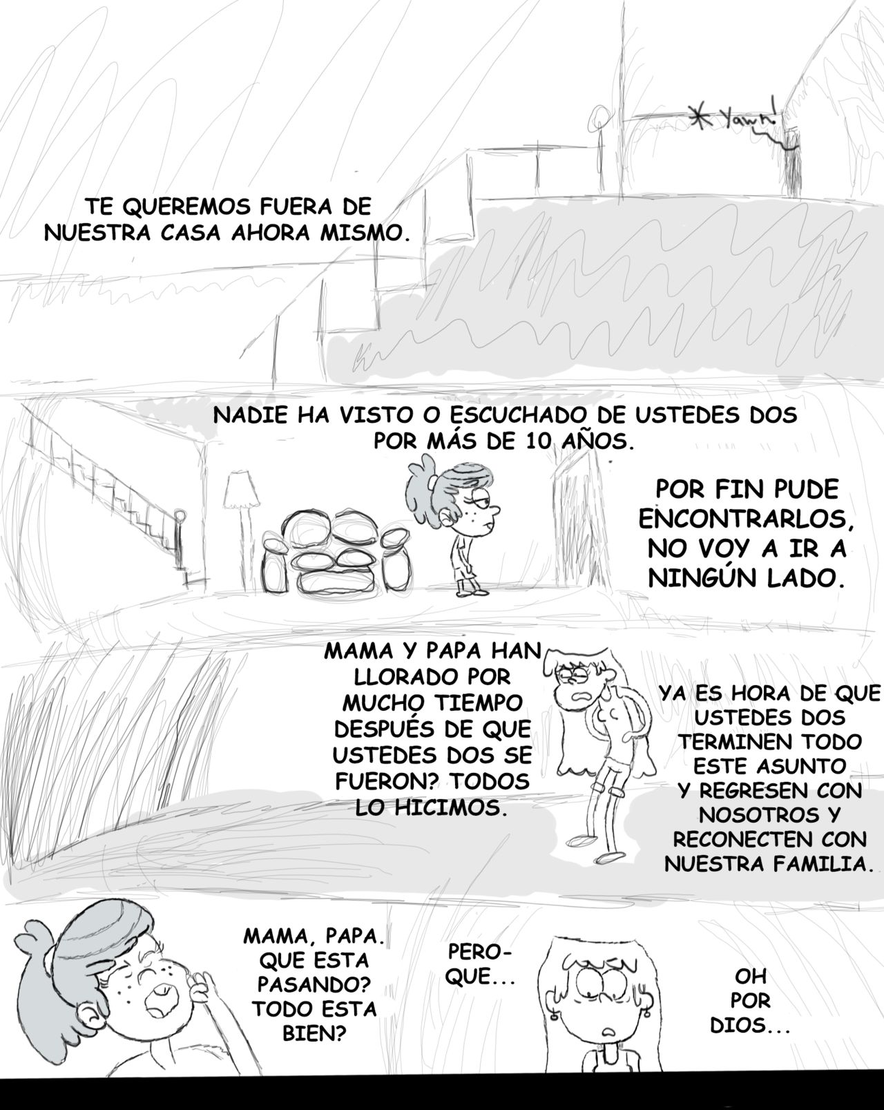 The Lacy Comic page 1 full