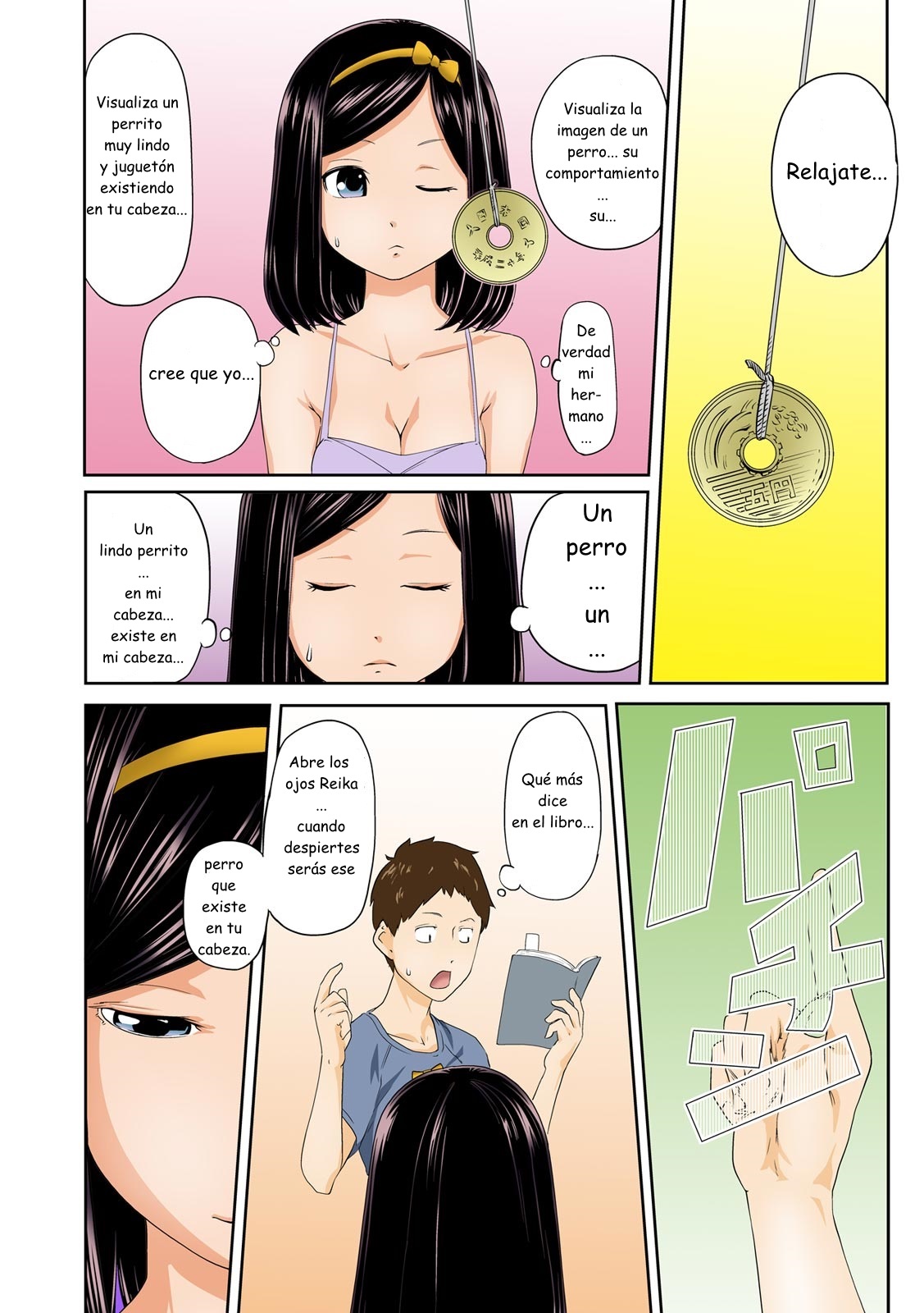 Perohame Saiminjutsu! ~Namaiki na Imouto yo, Inu ni Naare!~ |  Hípnosis: Mi hermana descarada se volvió un perro page 6 full
