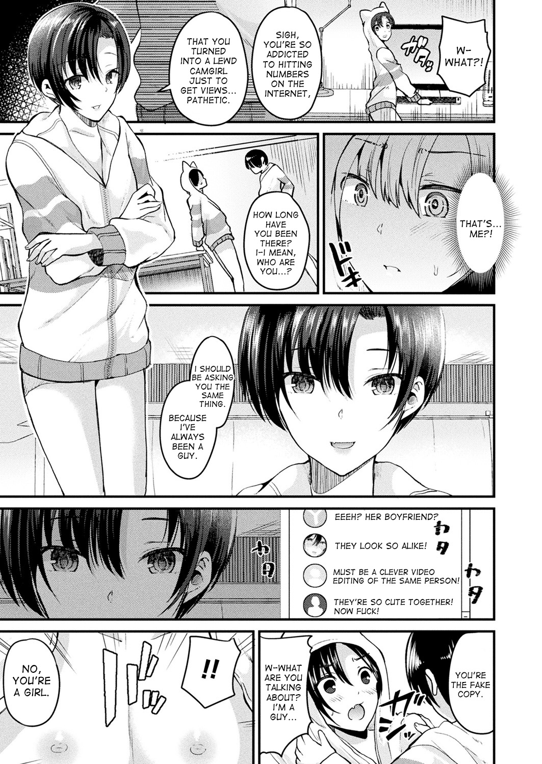 Nyotaika Shite Onna Haishinsha ni Naru | Turn into a girl and do a livestream! page 5 full
