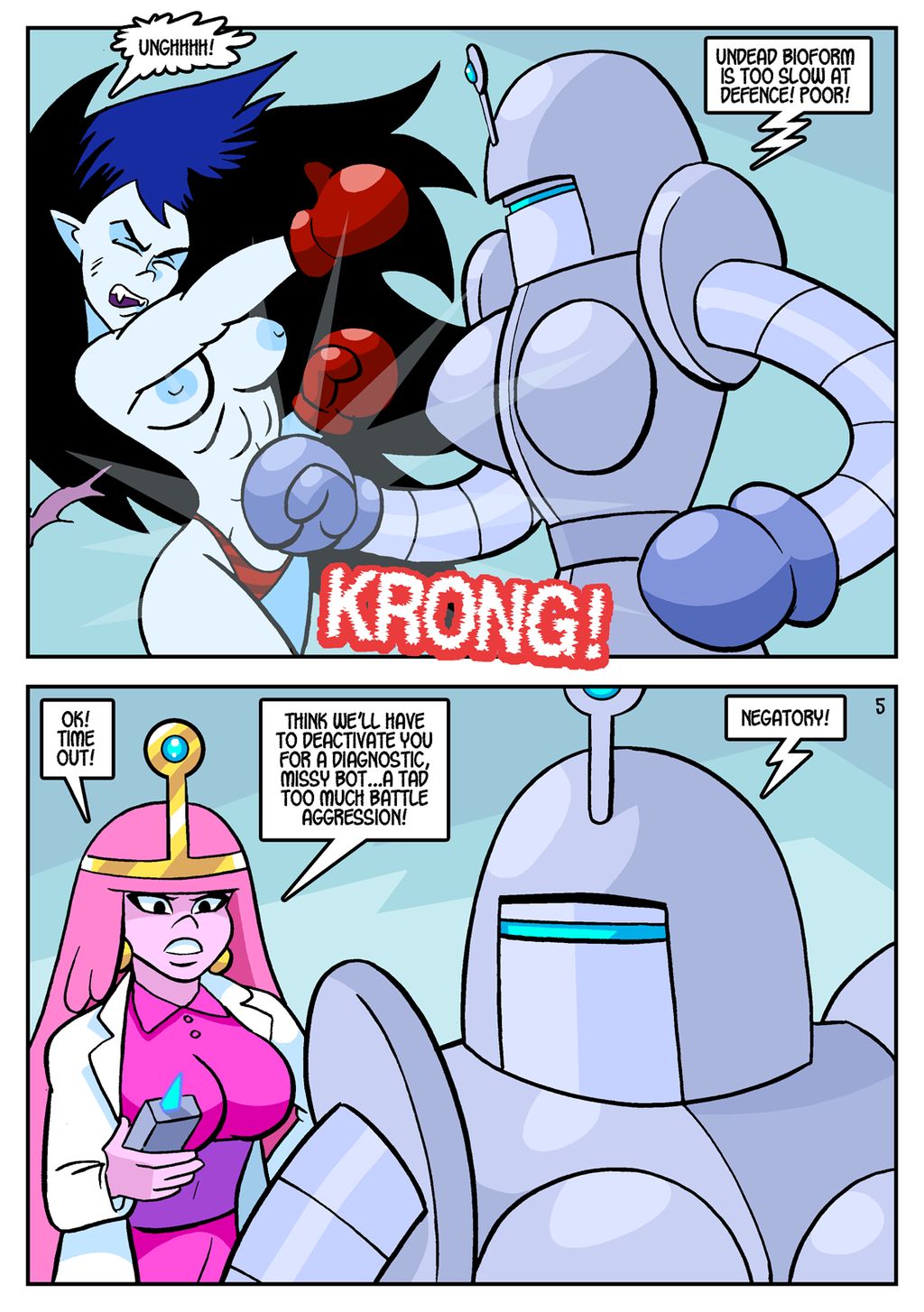 - Adventure Time - Bubblegum's Boxer Bot page 6 full