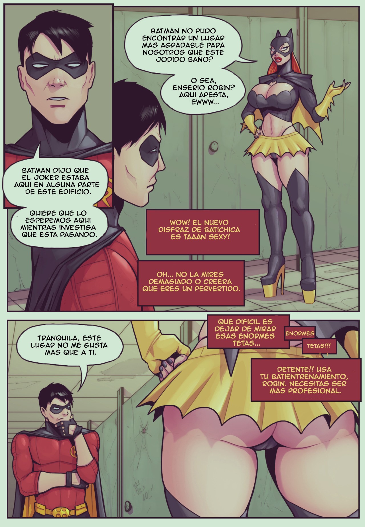 Batgirl Loves Robin page 2 full
