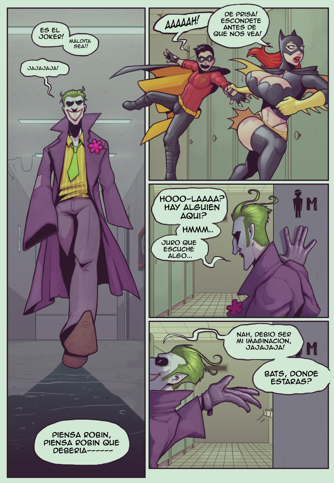 Batgirl Loves Robin page 4 full
