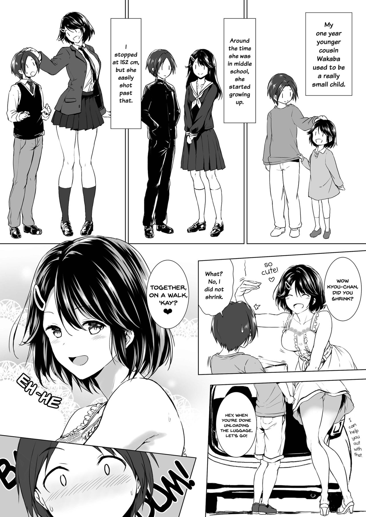 Choushin Itoko to Ecchii Koto Shiyo | I Want to Do Sexy Things with My Tall Younger Cousin page 4 full