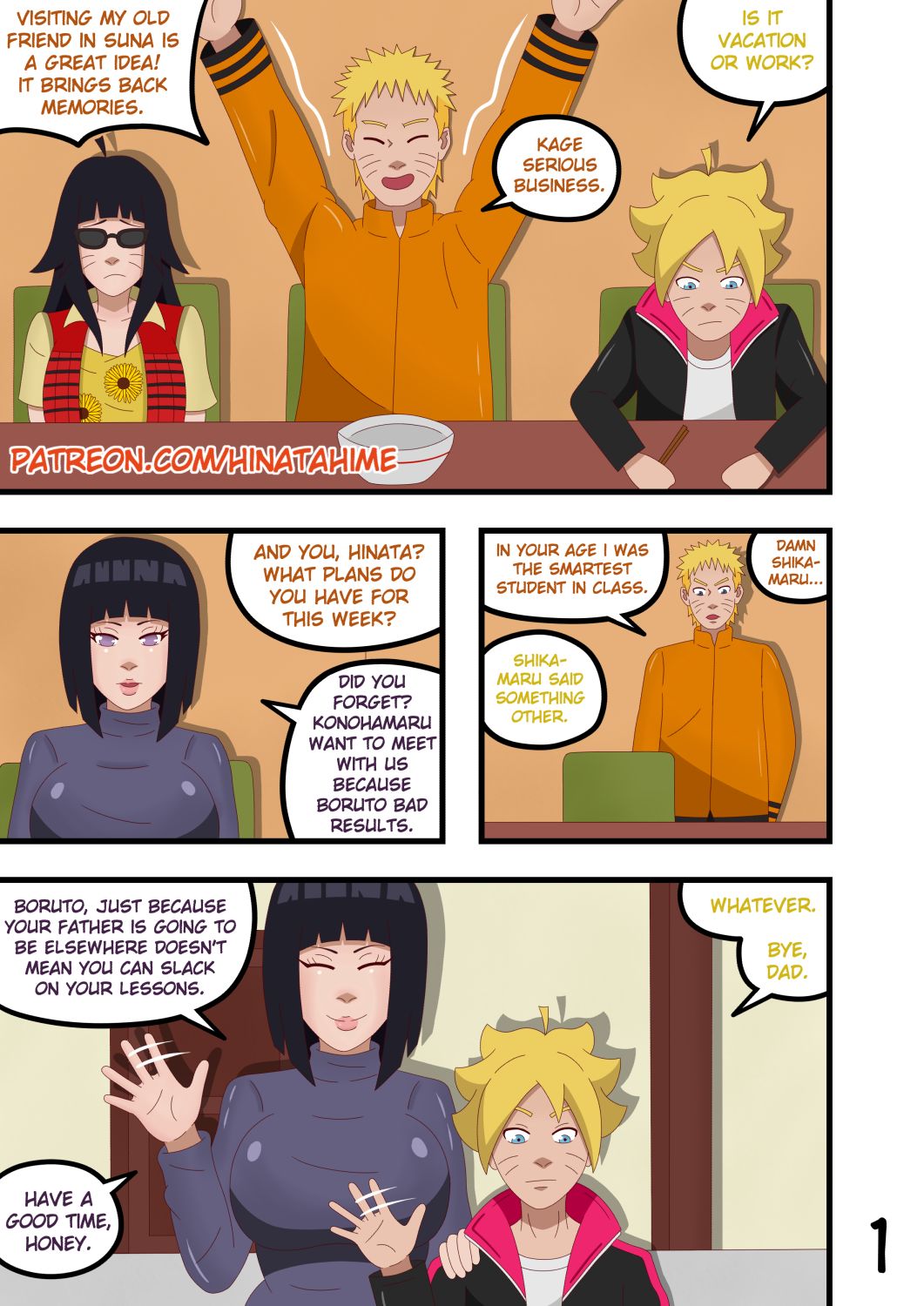 Uzumaki Family Sexventures Ch.2 - Page 1 - IMHentai