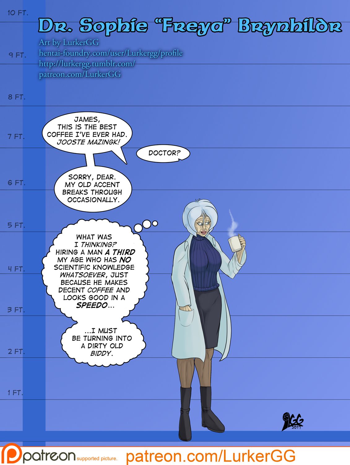 Dr. Sophie "Freya" Brynhildr page 1 full