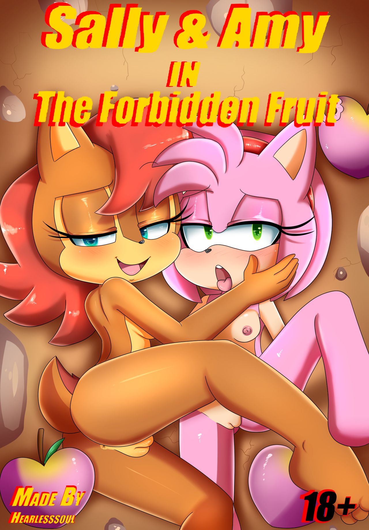 Sally and Amy in The Forbidden Fruit Comic page 1 full