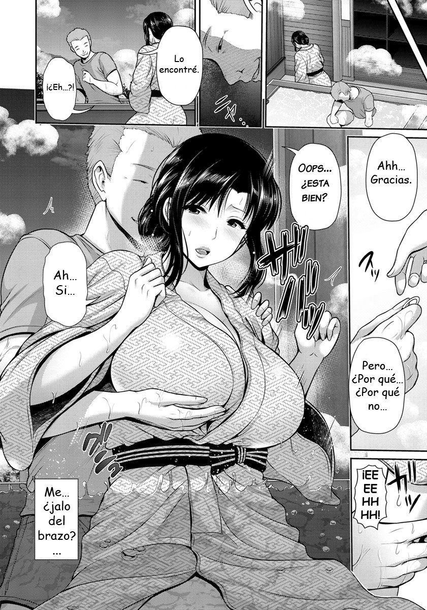 Nureru Miboujin Yukemuri no Naka de... | En la viuda húmeda Yukimuri ... page 4 full