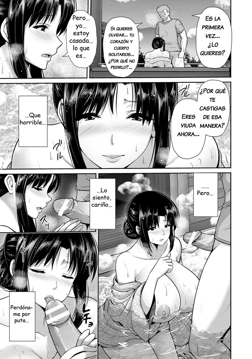 Nureru Miboujin Yukemuri no Naka de... | En la viuda húmeda Yukimuri ... page 9 full