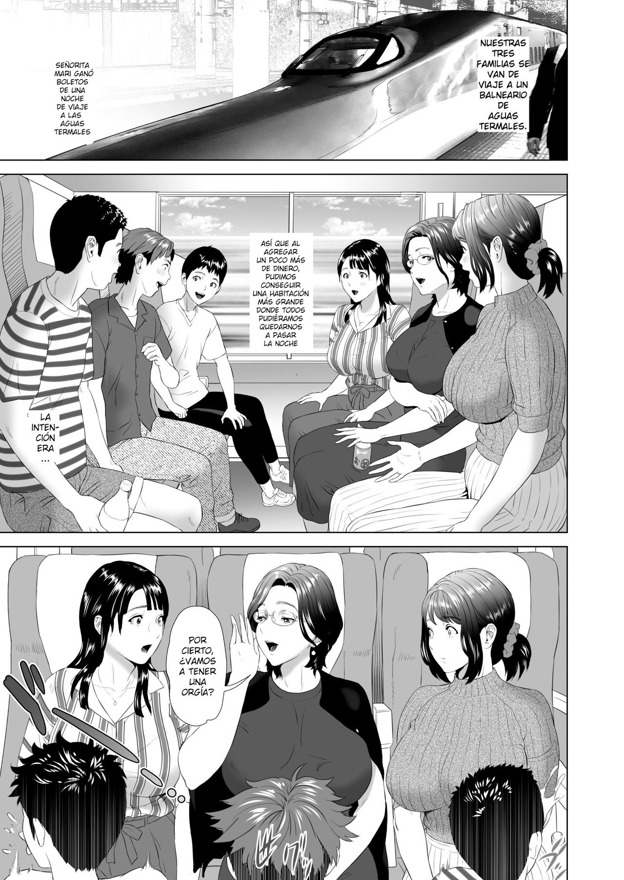 Kinjo Yuuwaku Godou Onsen Ryokou Hen | Seducción en el vecindario page 3 full