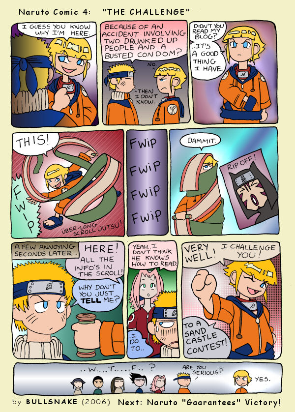 Bullsnake's Naruto Comic page 4 full