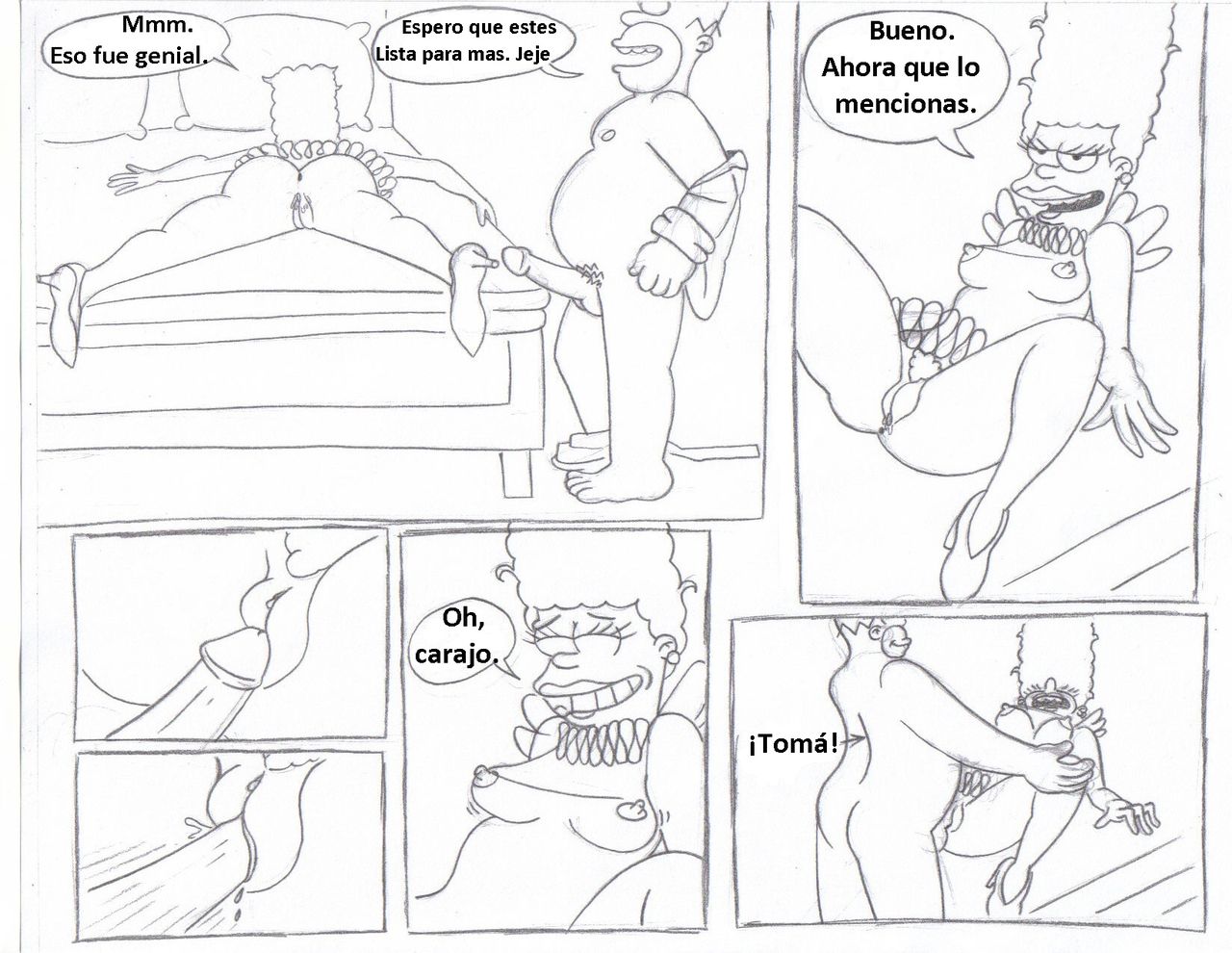 Comic xxx de "Los Simpsons" - Escenas eliminadas page 5 full