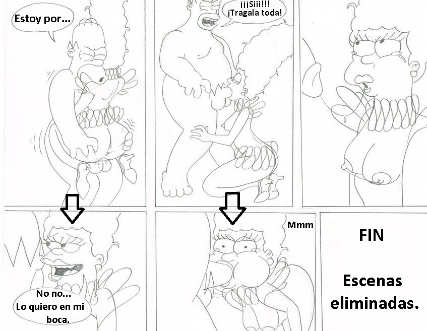 Comic xxx de "Los Simpsons" - Escenas eliminadas page 8 full