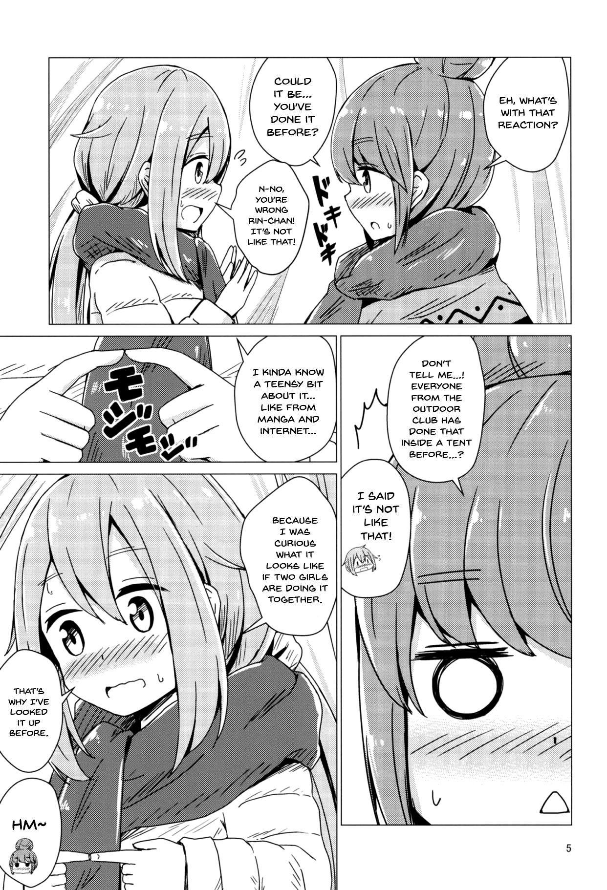 Sex Shinai to Derenai Tent ni Tojikomerareta NadeRin | Nade And Rin Were Trapped Inside Their Tent Unless They Had Sex page 4 full