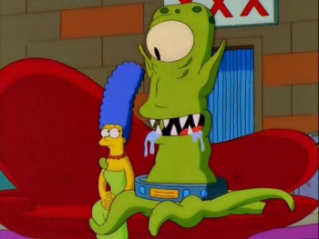 Marge Simpson Fucked By Tentacles - Marge and the aliens - IMHentai