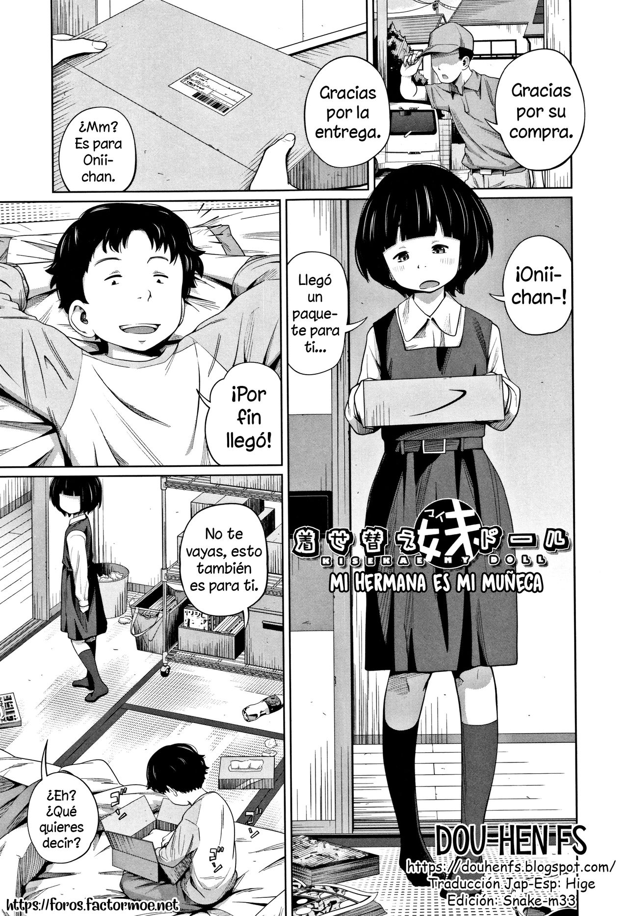 Kisekae My Doll | Mi hermana es mi muñeca page 1 full
