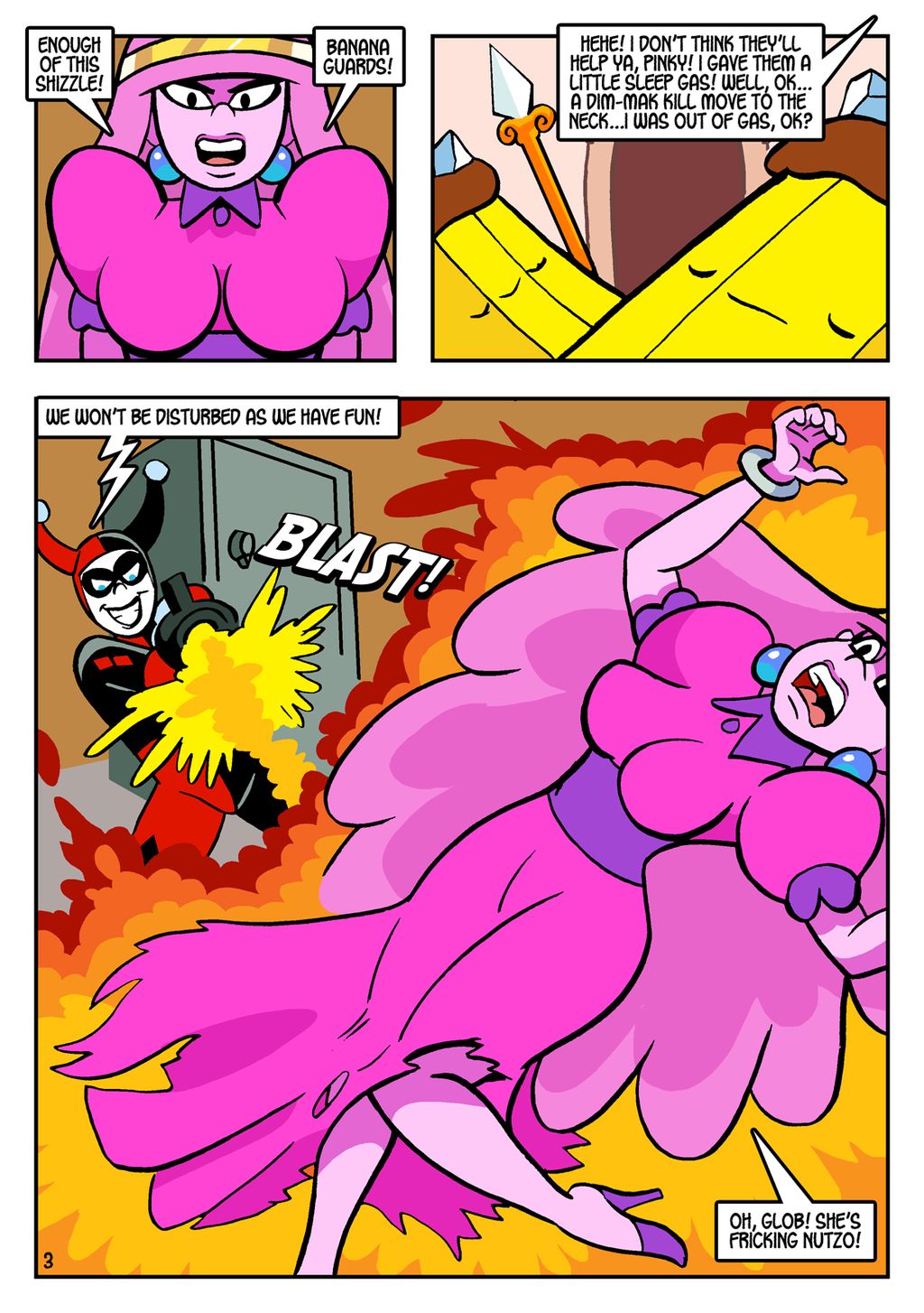 - Adventure Time x Batman TAS - Candy Clown Smackdown page 3 full