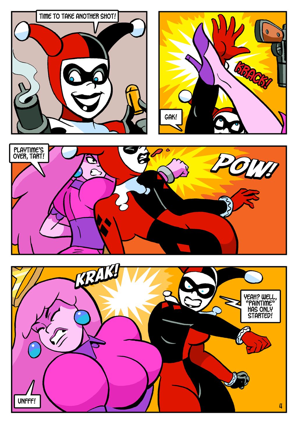 - Adventure Time x Batman TAS - Candy Clown Smackdown page 4 full