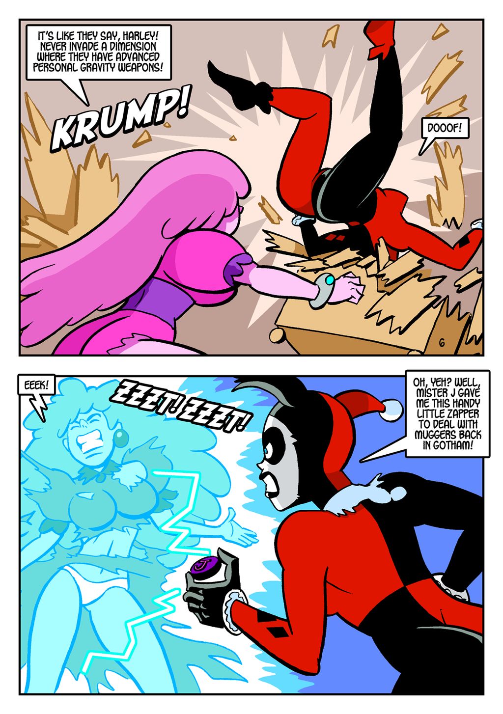 - Adventure Time x Batman TAS - Candy Clown Smackdown page 6 full