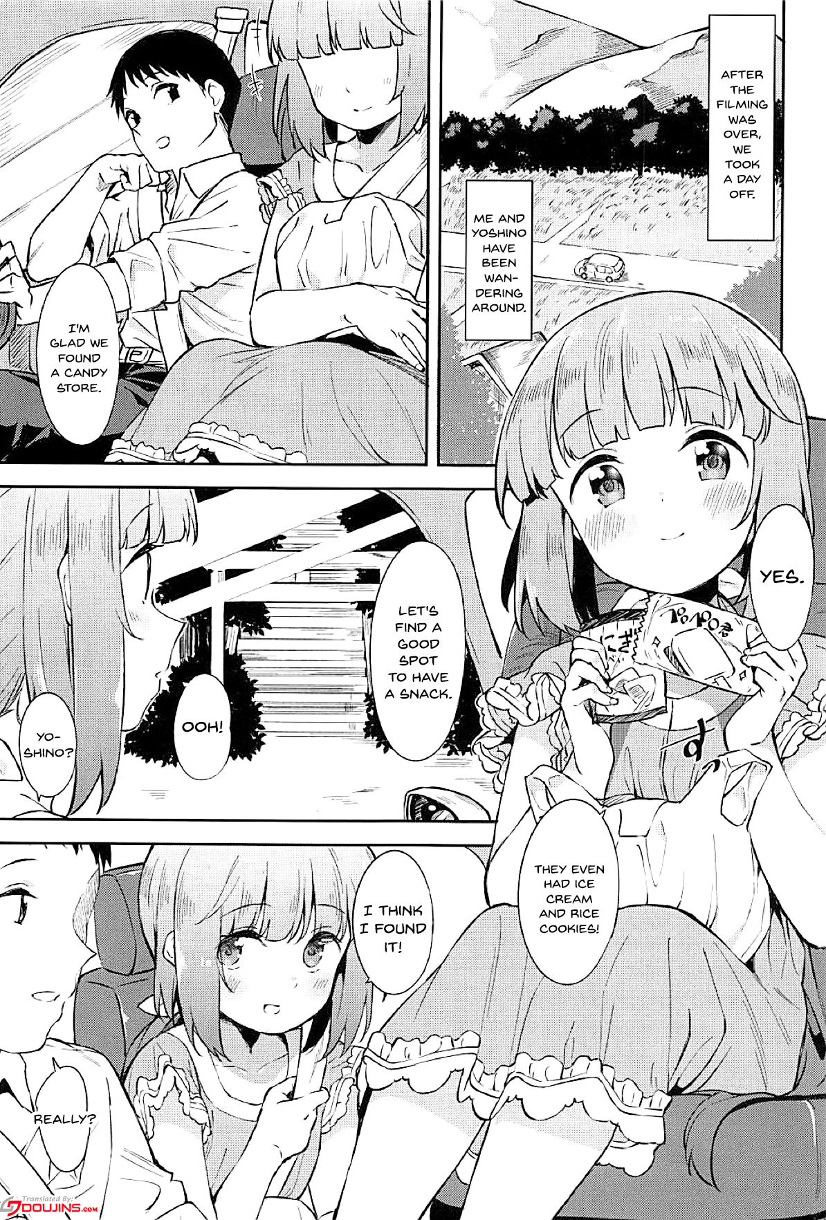 Yorita Yoshino to Yashiro no Hikage de page 2 full