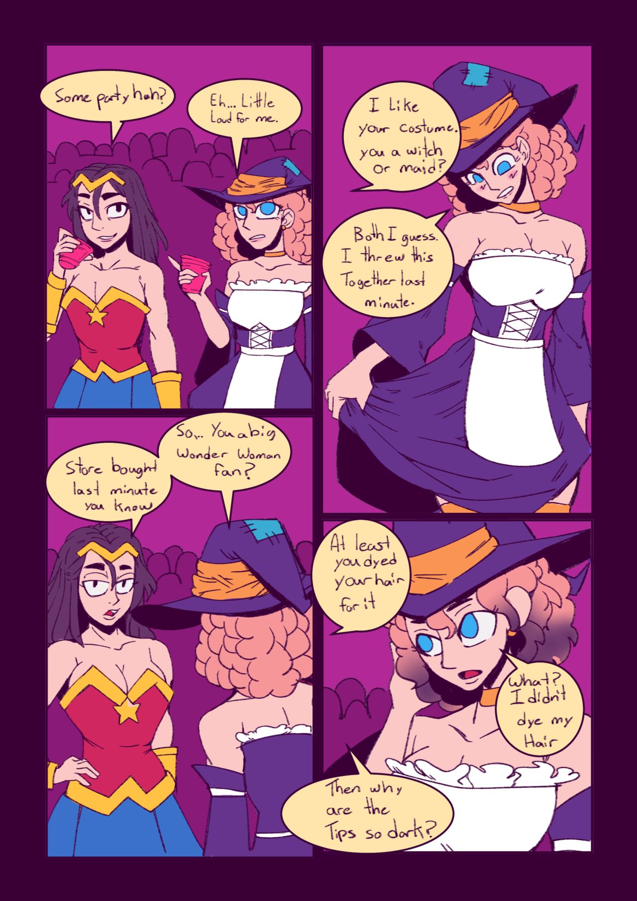 Halloween Hotties page 1 full