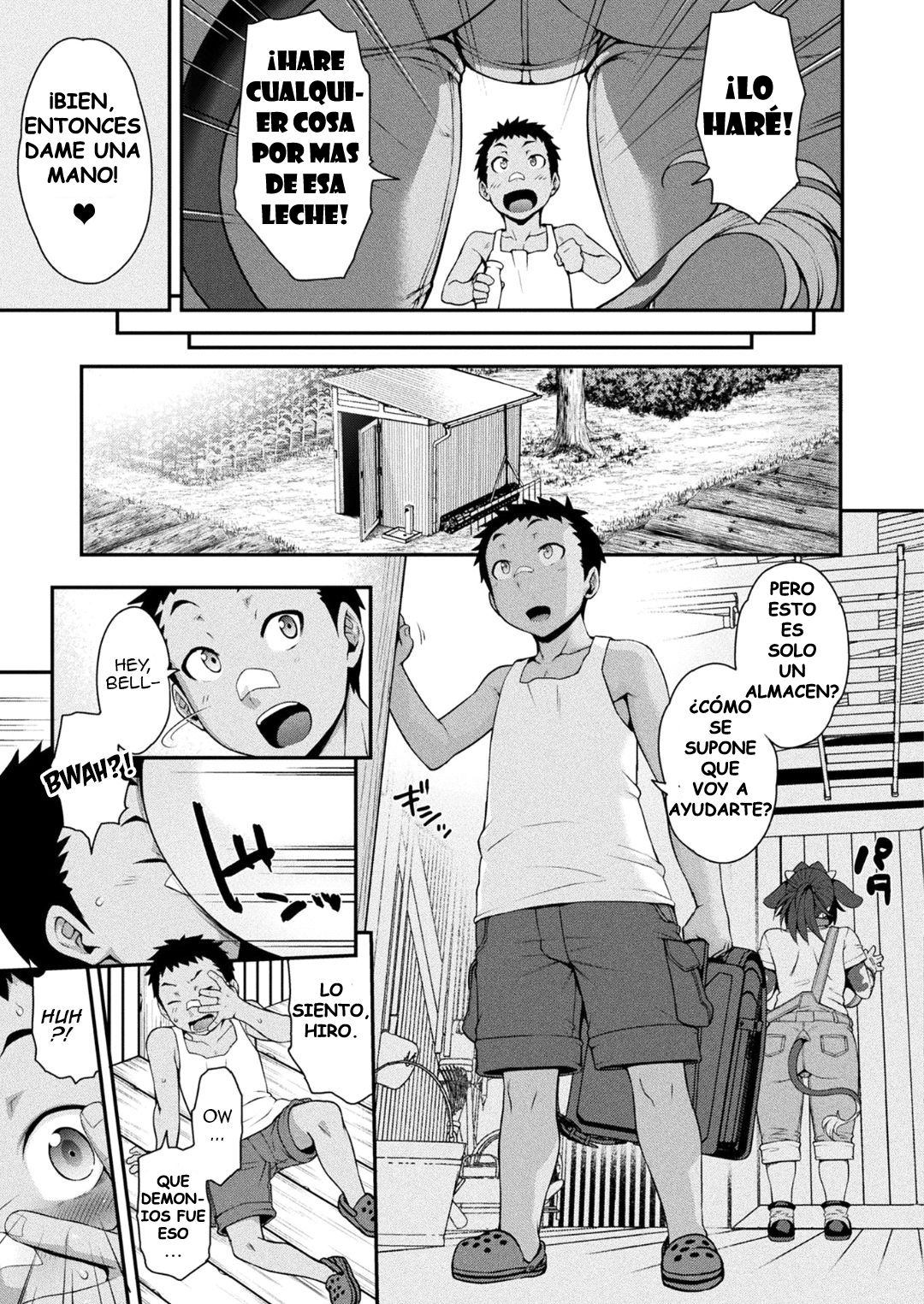 Kemonokko Tsuushin ~Ushi Musume Bell~ | Hotline de las Chicas Bestia ~La Vaquita Bell~ page 5 full