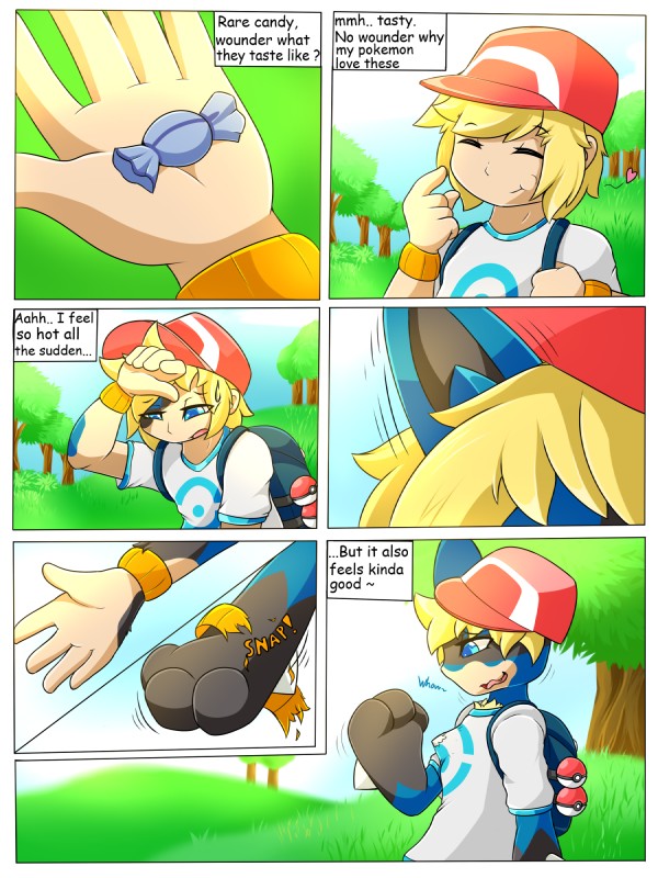 Lucario TF comic by DeerRobin page 1 full
