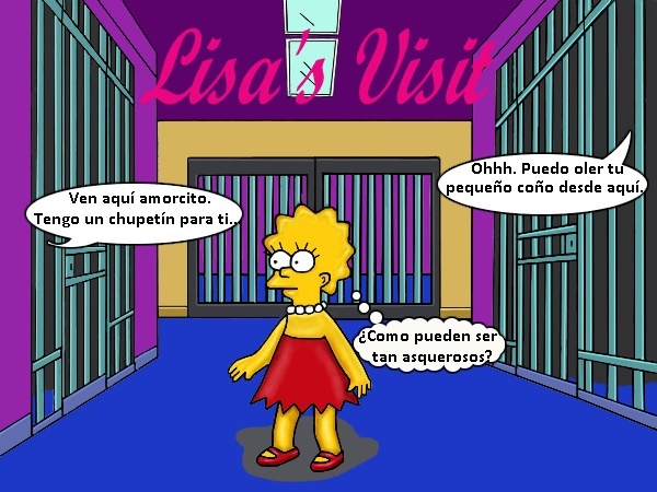 Comic xxx de "Los Simpsons" - La visita de Lisa page 1 full