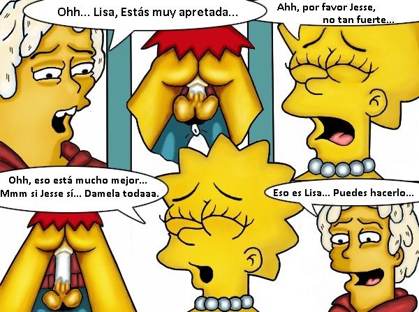 Comic xxx de "Los Simpsons" - La visita de Lisa page 7 full