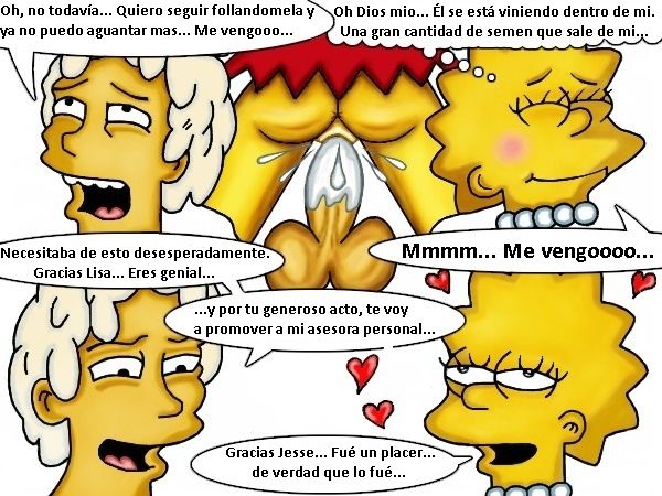 Comic xxx de "Los Simpsons" - La visita de Lisa page 8 full
