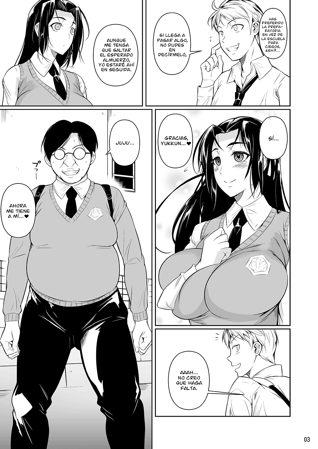 Hayami-san wa Me ga Mienai | Hayami-san es invidente page 4 full