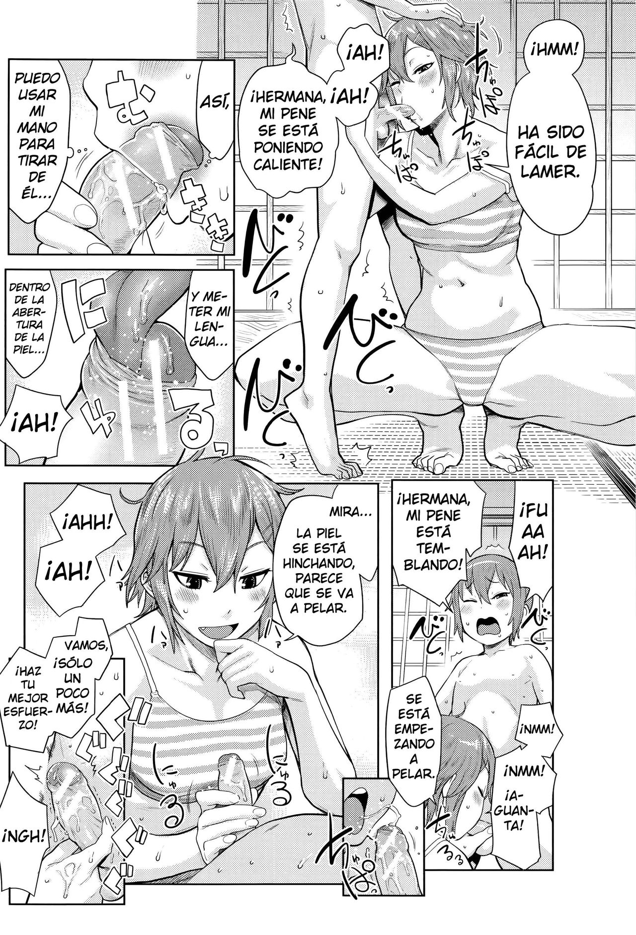 Oneshota Rape ~Yajuu to Kashita Ane~ | Violación de una hermana shota ~Hermana se convierte en una bestia salvaje~ page 10 full
