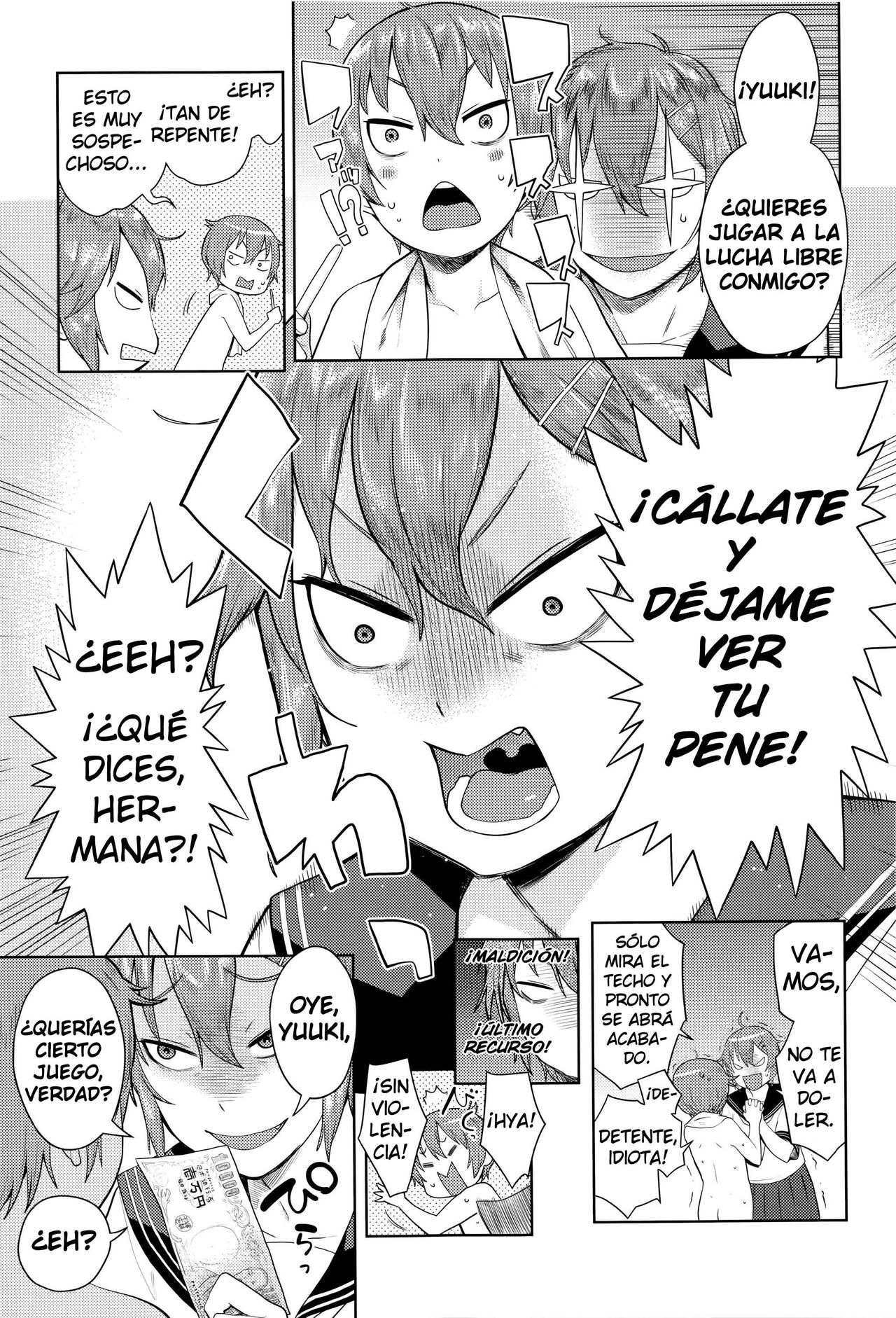Oneshota Rape ~Yajuu to Kashita Ane~ | Violación de una hermana shota ~Hermana se convierte en una bestia salvaje~ page 5 full
