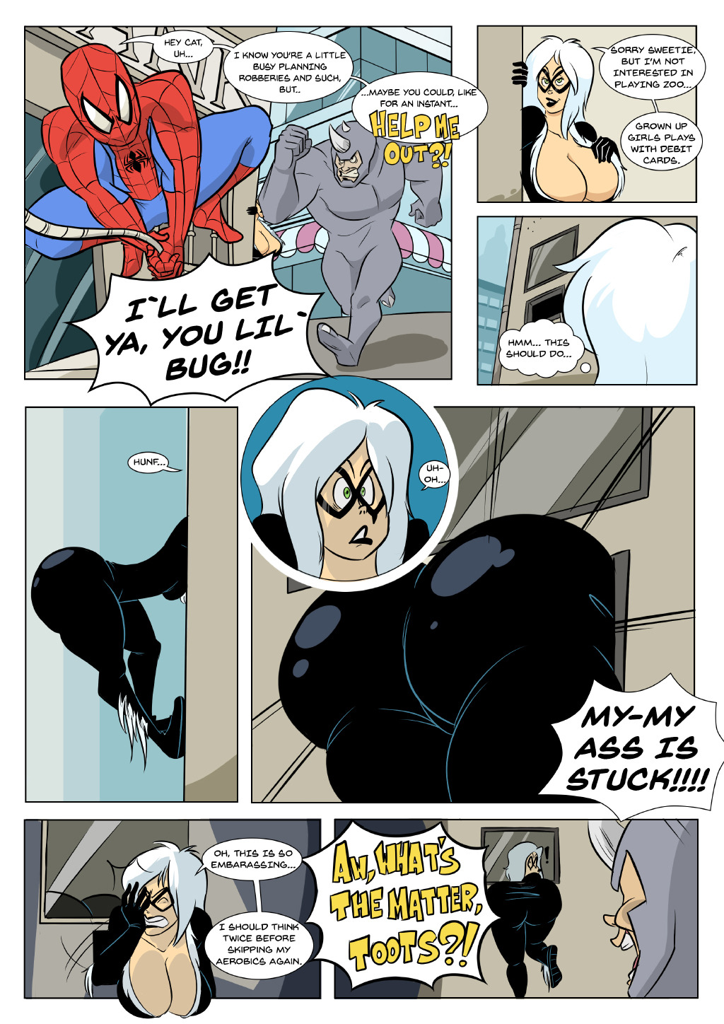 Spider-Man and Black Cat page 1 full