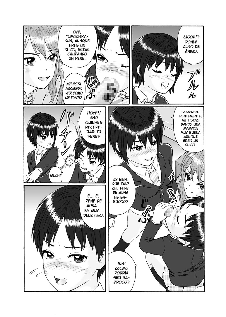 Futanari Sanshimai wa Josou Shounen no Anal ga Osuki page 8 full