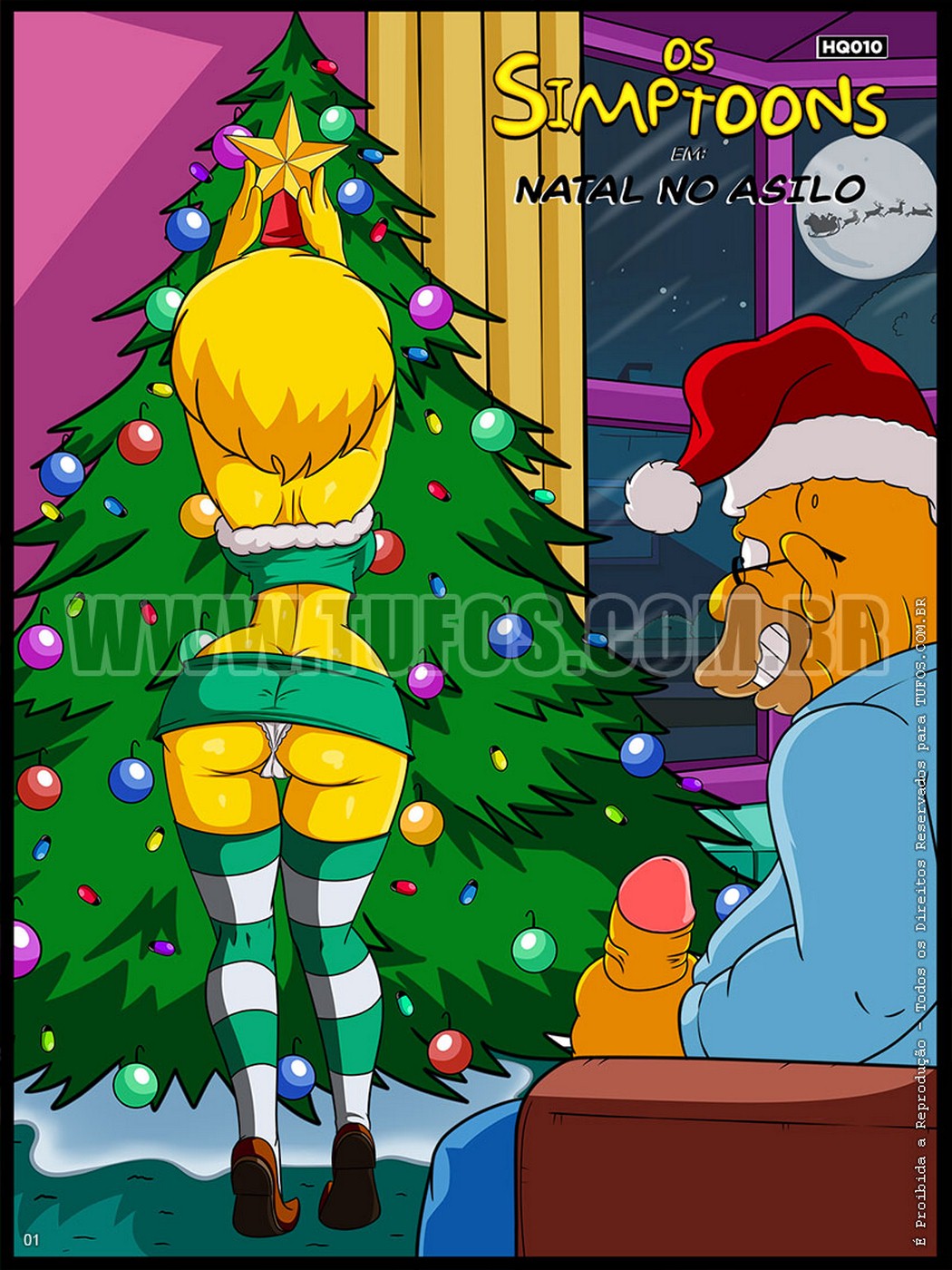 The Simpsons  10 - Christmas at the Retirement Home page 1 full