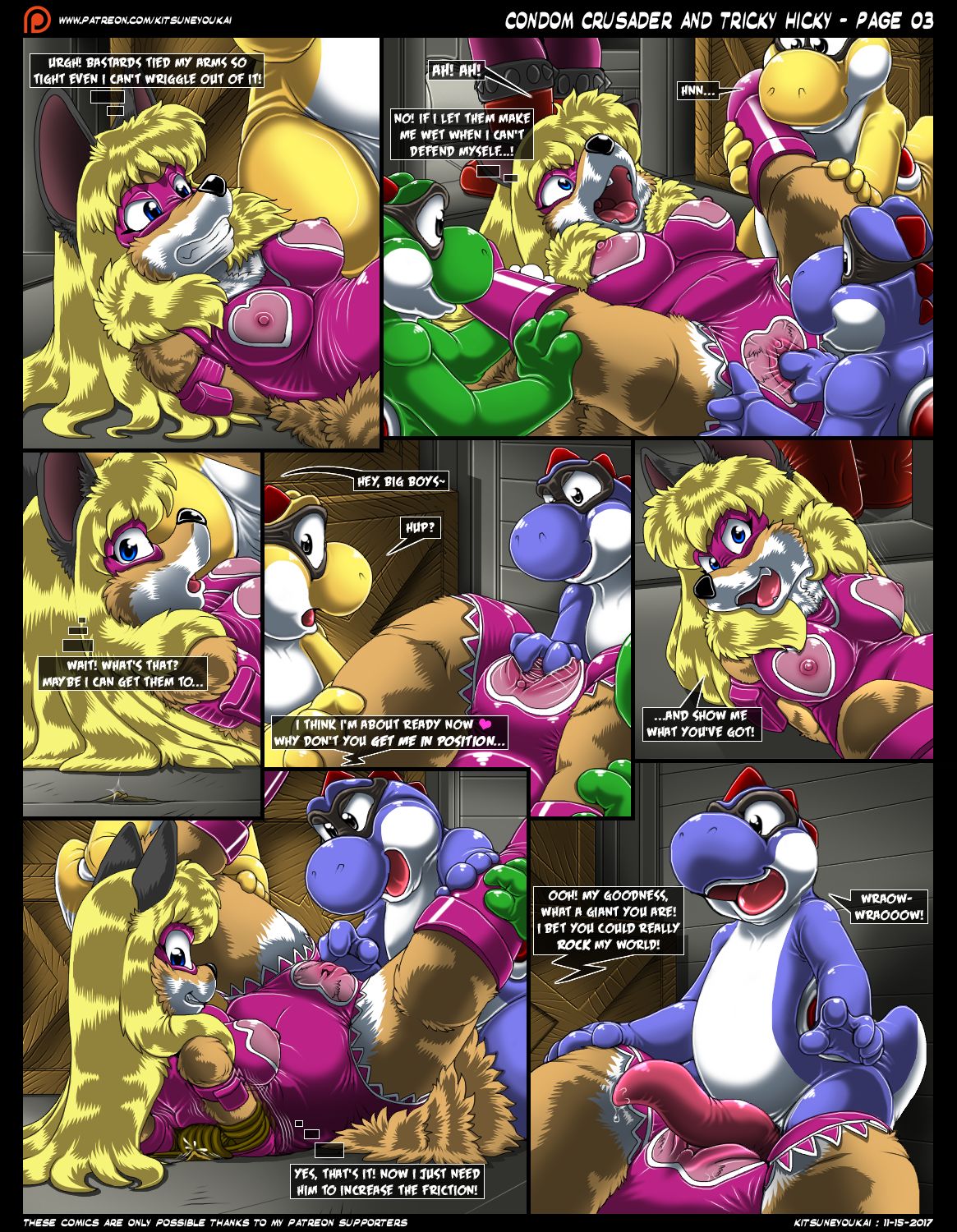 Condom Crusader and the Tricky Hicky by Kitsune Youkai page 4 full