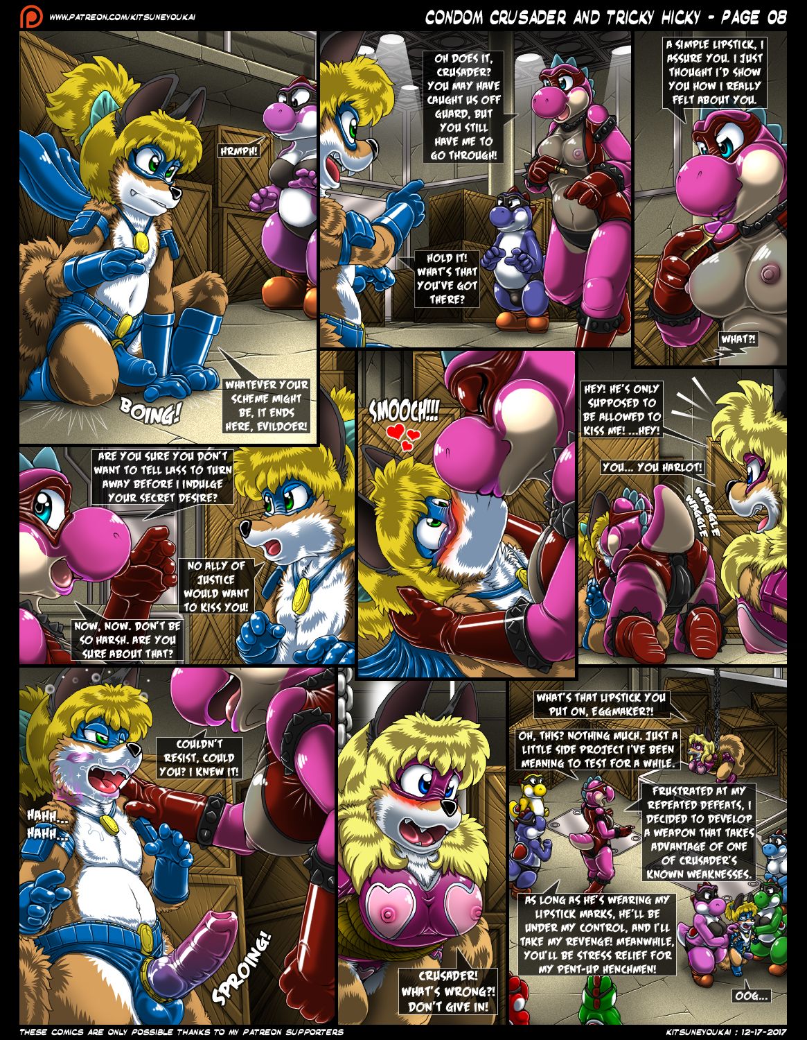 Condom Crusader and the Tricky Hicky by Kitsune Youkai page 9 full