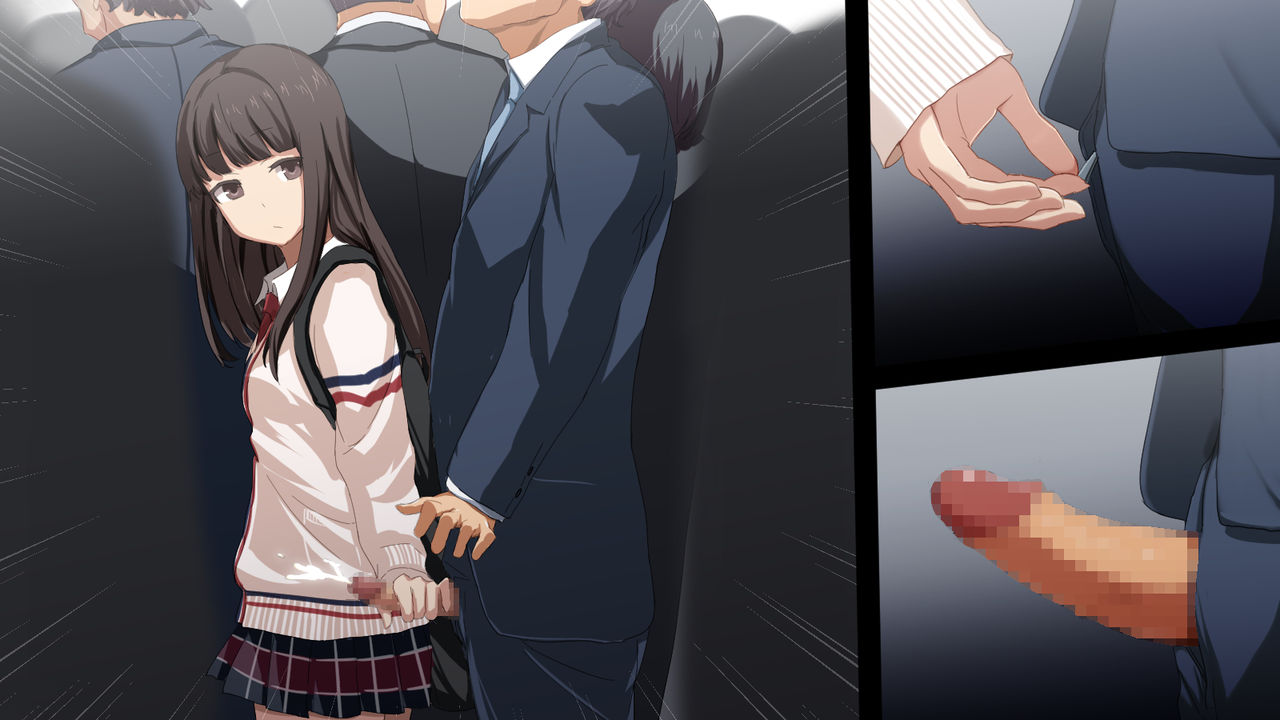 Koakuma JK ni Shiboritorareru Manin Gyaku Chikan Densha page 3 full