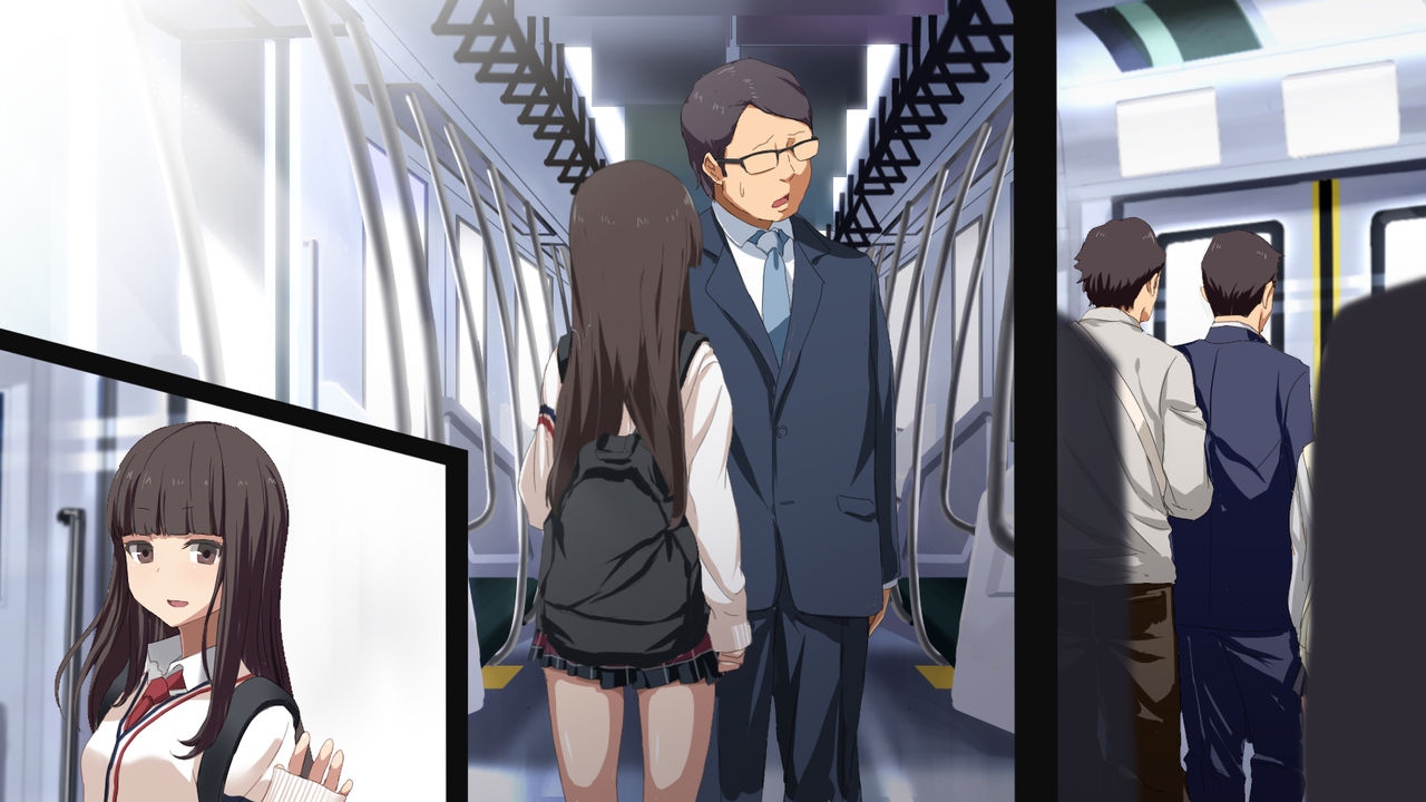 Koakuma JK ni Shiboritorareru Manin Gyaku Chikan Densha page 6 full