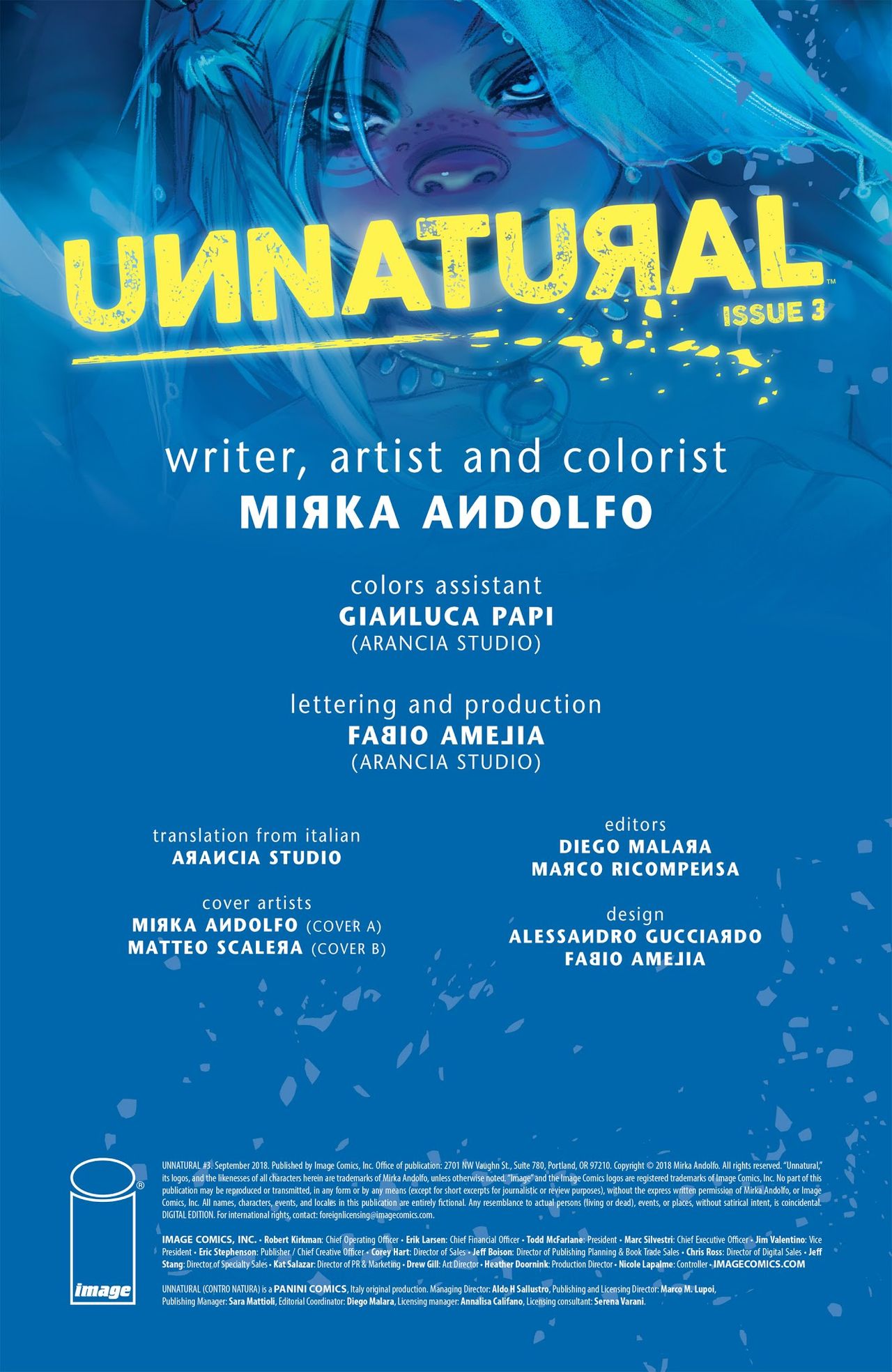 Unnatural - Issue 3 page 2 full